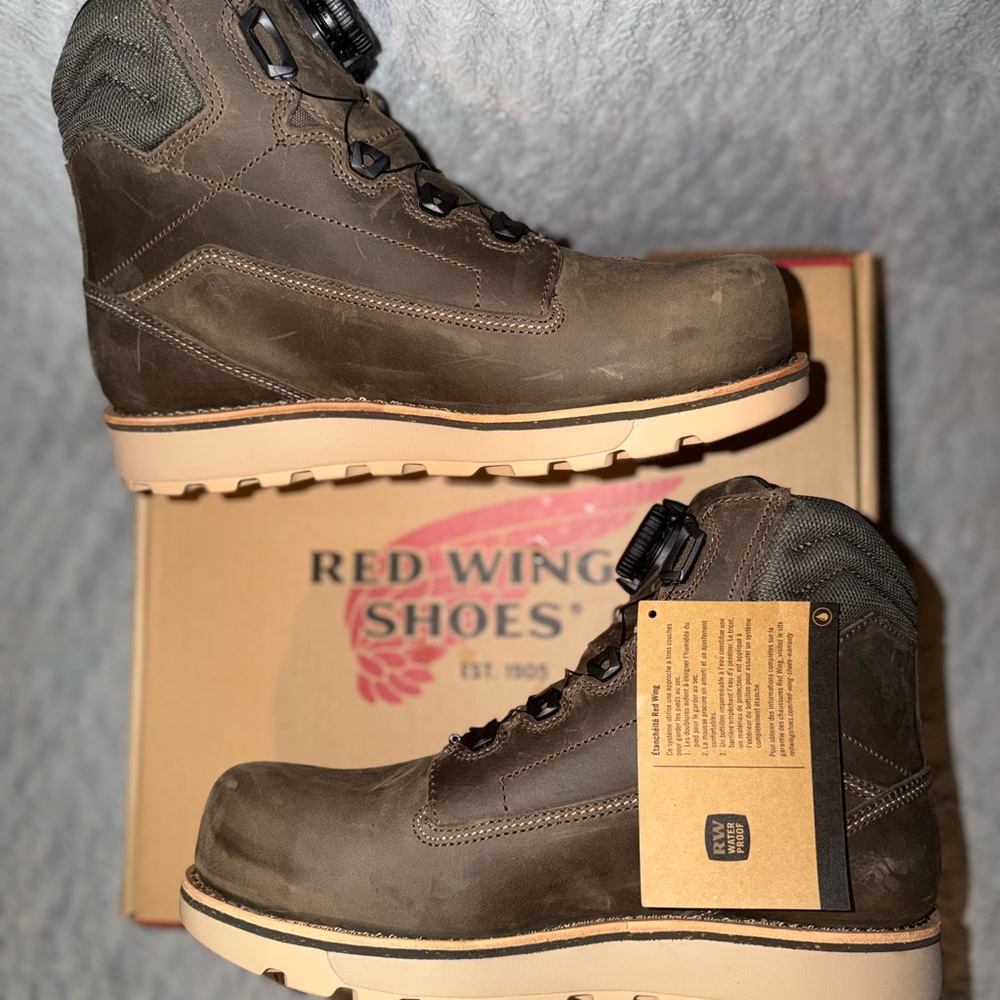 Red Wing Shoes Men's Traction Tred Lite 6-inch Waterproof Safety Toe Boots